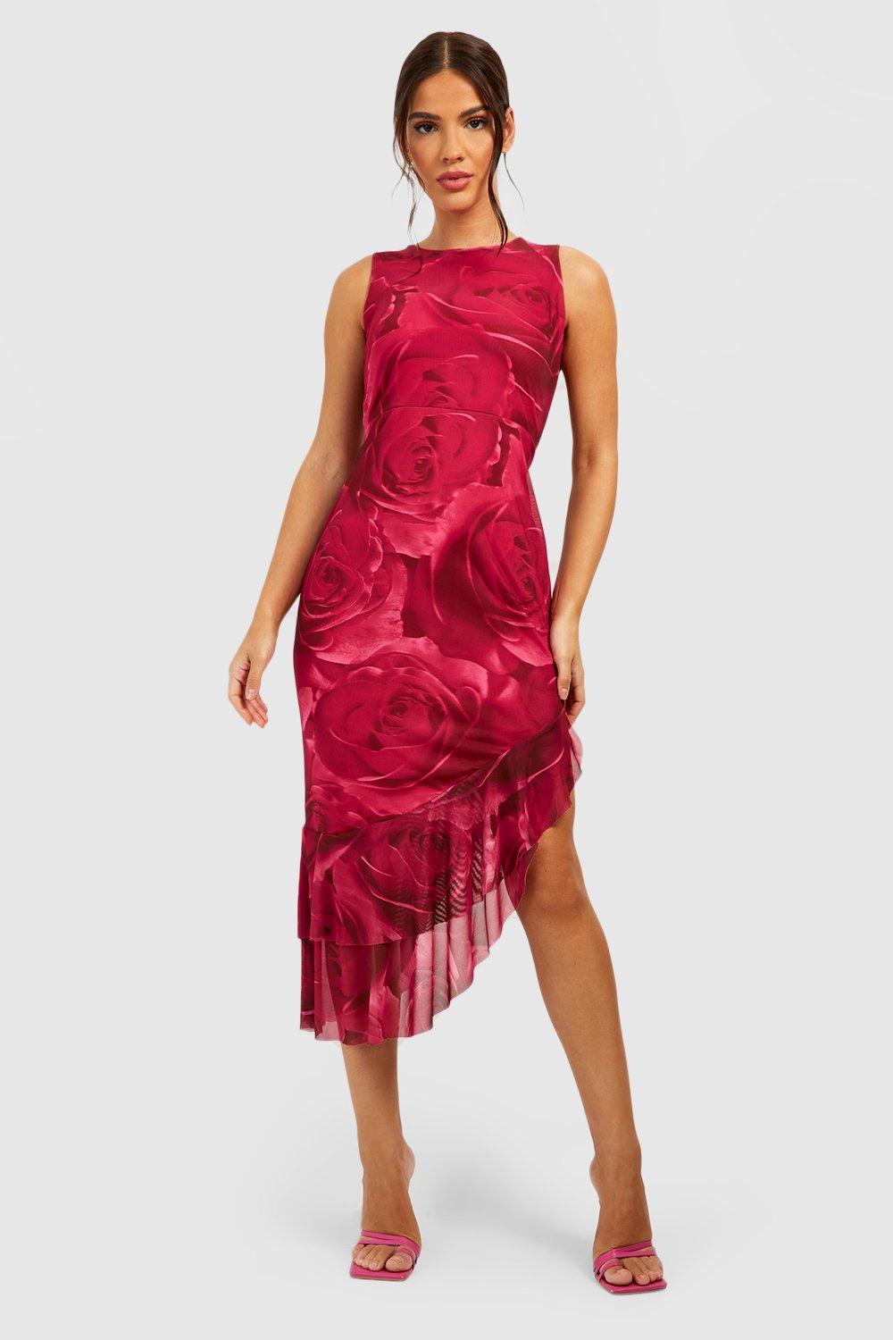 Mesh 2025 ruffle dress